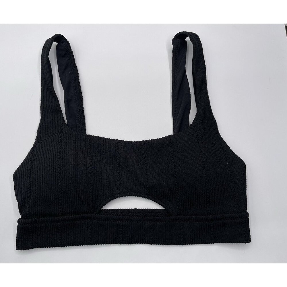 Hop‎ Lun Bikini Top Size Small S Black Swim Beach Ladies